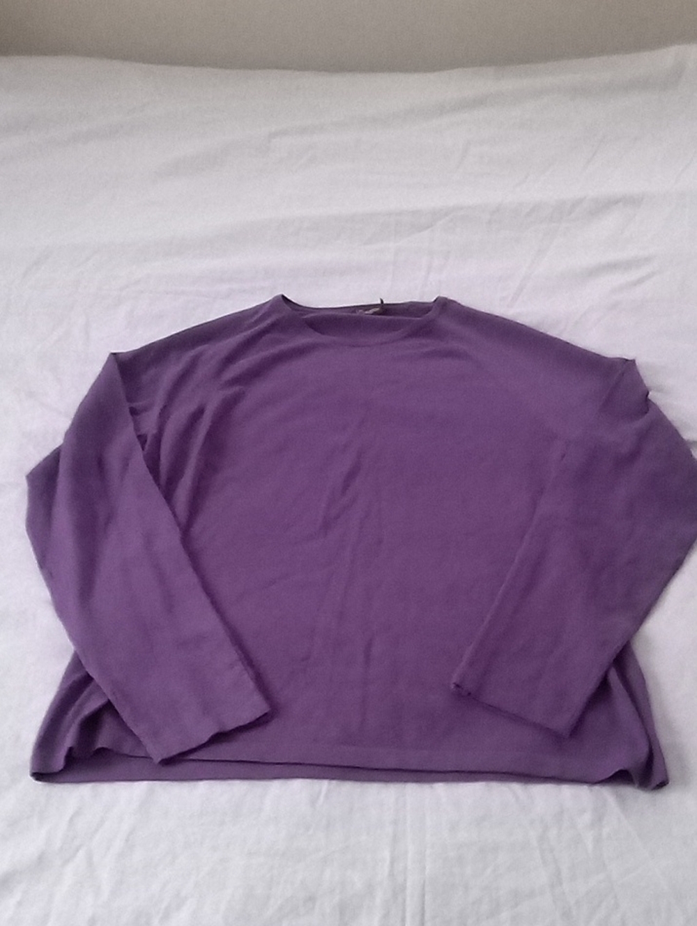 J. McLaughlin Violet Crewneck Pullover
